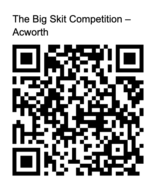QR code for regular Acworth Big Skit Competition registration