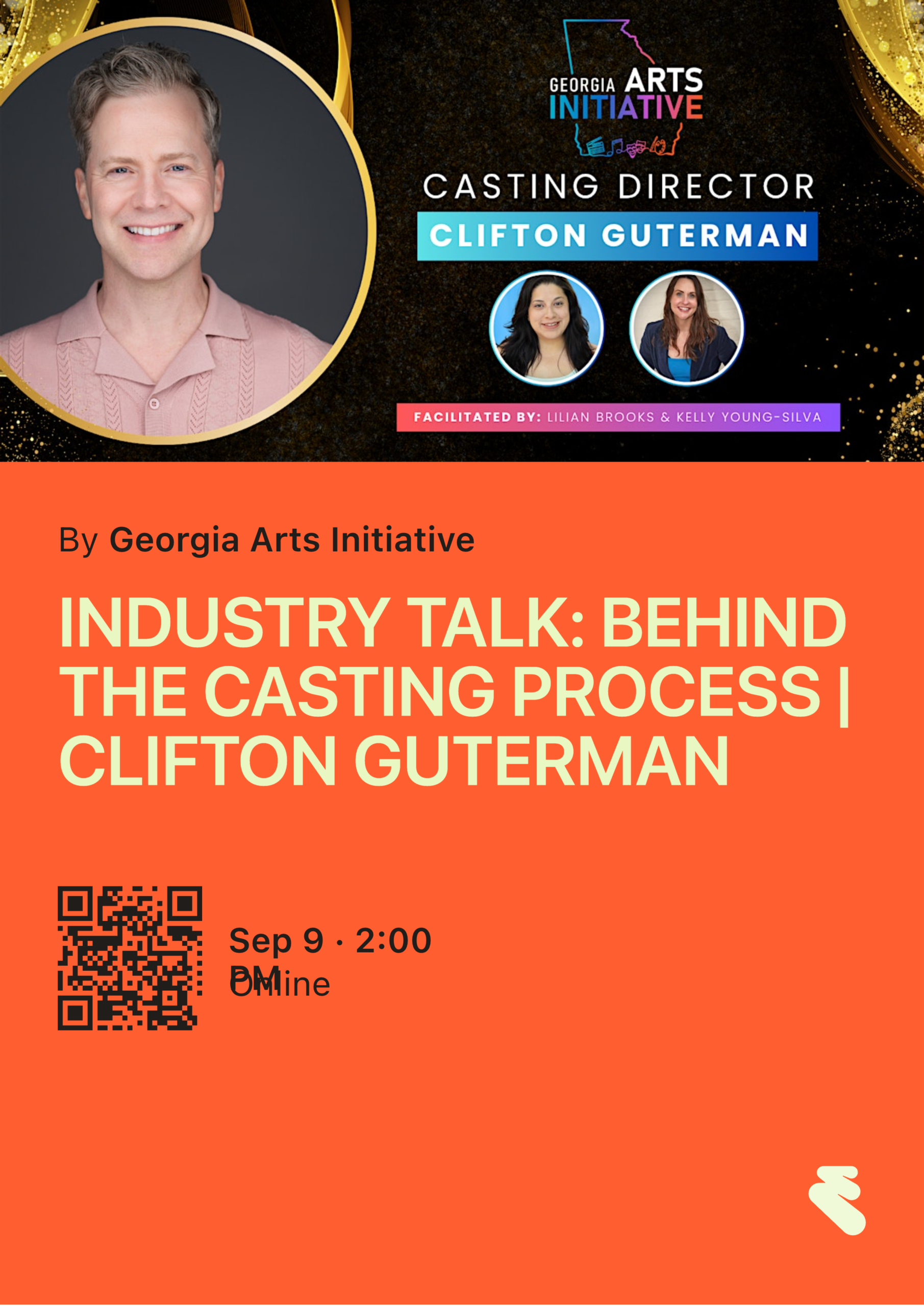 Georgia Arts Initiative Industry Talk: Behind the Casting Process with Clifton Guterman